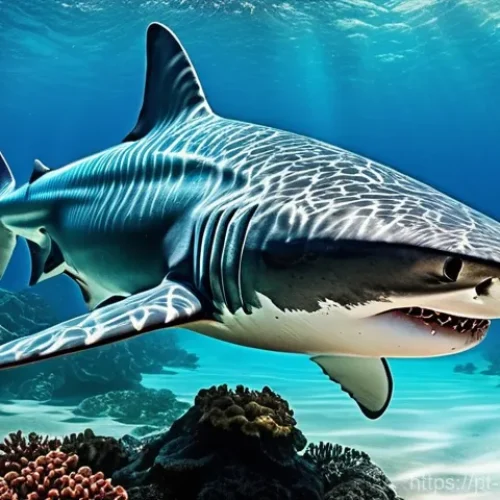 Home 23 피지 바다 괴물 목격담 - **Dakuwaqa, The Shark God's Vigil:**
A majestic and powerful Dakuwaqa, the Fijian shark god, dep...